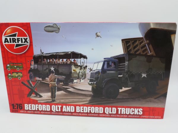 Airfix Red Box: Bedford QLT and Bedford QLD Trucks, Nr. 3306 - OVP