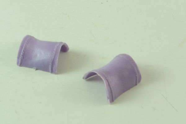 Timpo Toys 2 lilac saddle cloths