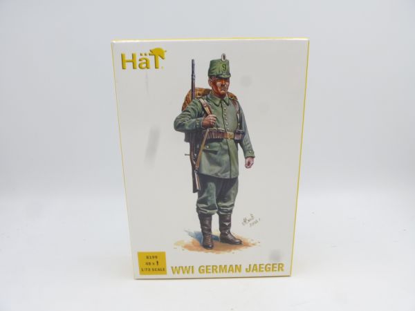 HäT 1:72 WW I German Jaeger, No. 8199 - orig. packaging, on cast