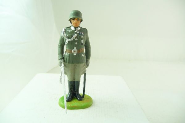 Elastolin 7 cm Deutsche Wehrmacht: Offizier, Säbel vorgestreckt