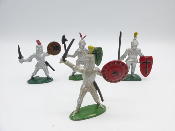 4 knights (hard plastic), 70s - rare
