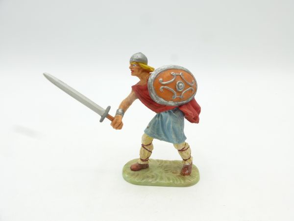 Modification 7 cm Norman attacking with sword + shield - great modification