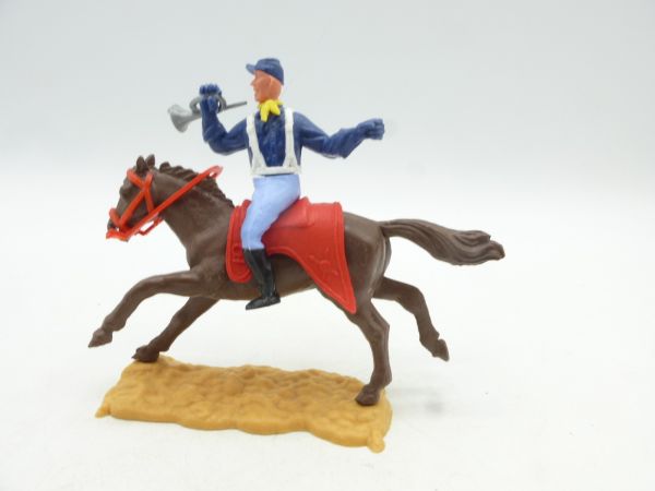 Timpo Toys Union Army Soldier 2nd version riding with trumpet