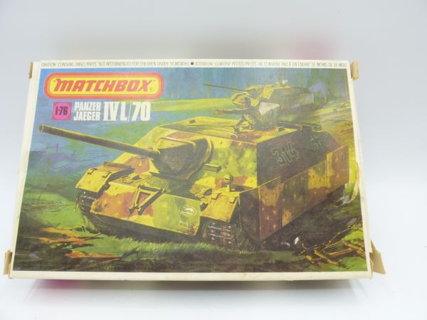 Matchbox 1:76 Panzer Jaeger IV L/70 PK 87 - OVP, Teile am Guss