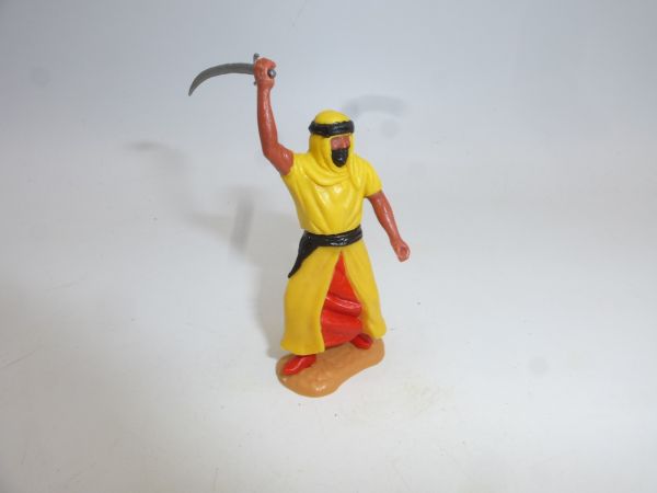 Timpo Toys Arab standing, yellow with sabre