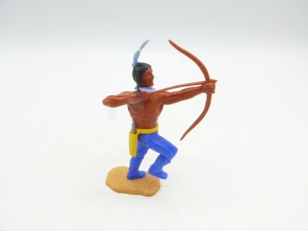 Timpo Toys Indianer 3. Version vorgehend mit Bogen