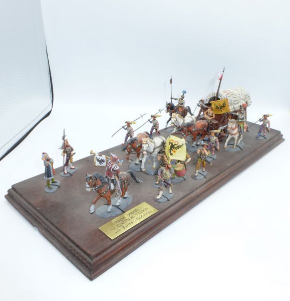 Barthel Modellbau Great model item: battle wagon with lansquenets