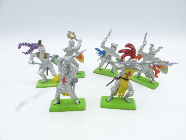 Britains Deetail Set of knights on foot (6 figures)