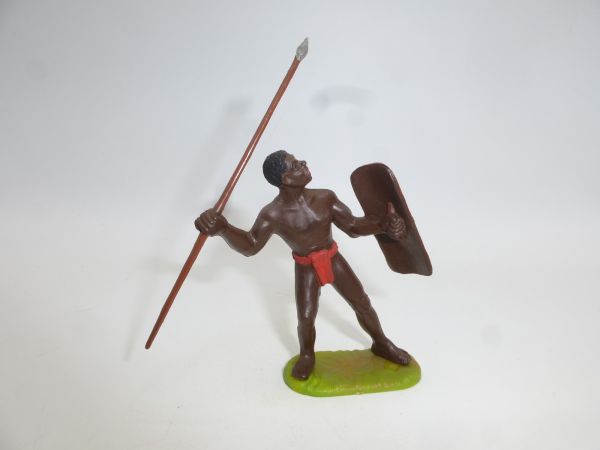 Preiser 7 cm Afrikaner mit Speer + Schild, Nr. 8202