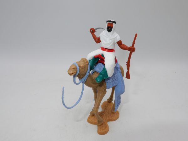 Timpo Toys Camel rider, white, green inner trousers - rare combination/variant