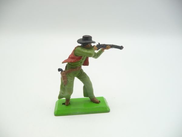 Britains Deetail Cowboy standing firing (green/red)
