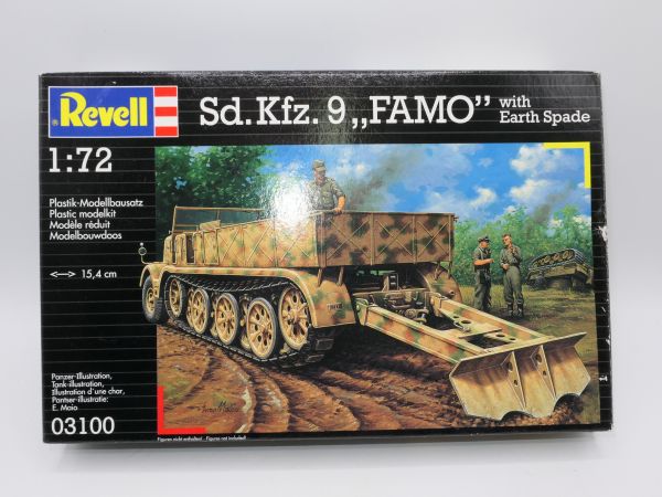 Revell SdKfz 9 "FAMO", no. 3100 - orig. packaging, on cast