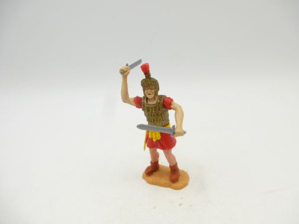Timpo Toys Römer (rot) mit 2 Kurzschwertern - siehe Fotos
