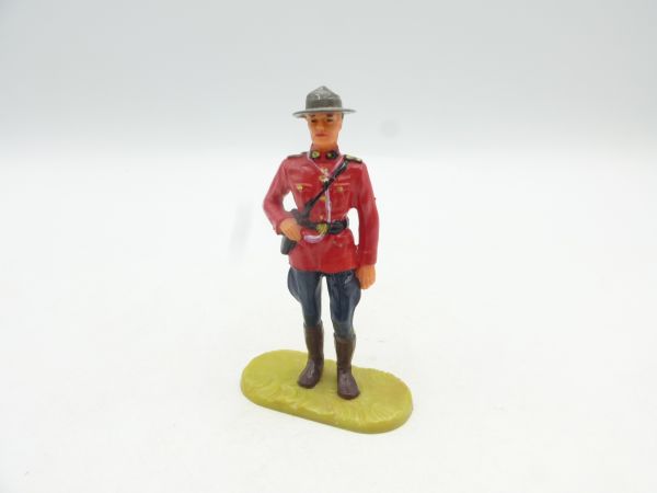 Elastolin 7 cm Kanadier stehend, Nr.6930 - grauer Hut schöne Figur