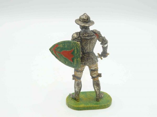 Umbau 7 cm Ritter mit Schwert + Schild - schön passend zu 7 cm Elastolin Figuren