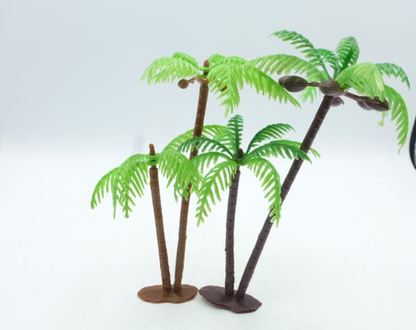 Two coconut palms, height 8 + 13 cm