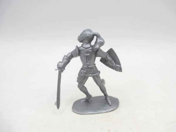 Heinerle Manurba Knight standing with sword + shield, silver