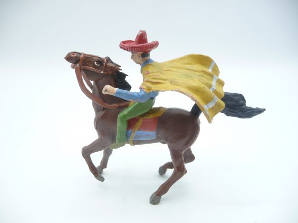 Merten Mexican riding with cape + rifle - great early figure