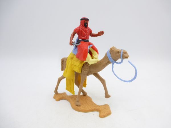 Timpo Toys Camel rider (red, light yellow inner trousers)