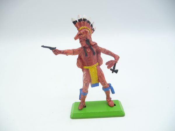 Britains Deetail Indian 2nd version with pistol + tomahawk - brand new