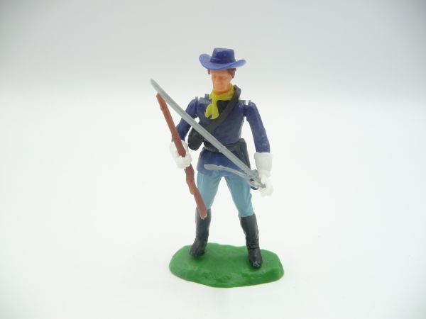 Elastolin 5,4 cm Union Army Soldier standing with rifle + sabre