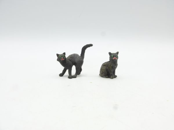 Elastolin 2 Katzen, schwarz
