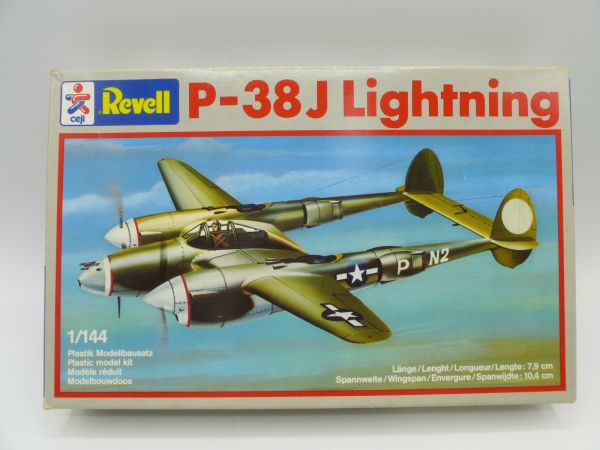 Revell 1:144 P-38 J Lightning, Nr. 4139 Modellbausatz - OVP, Teile in Tüte