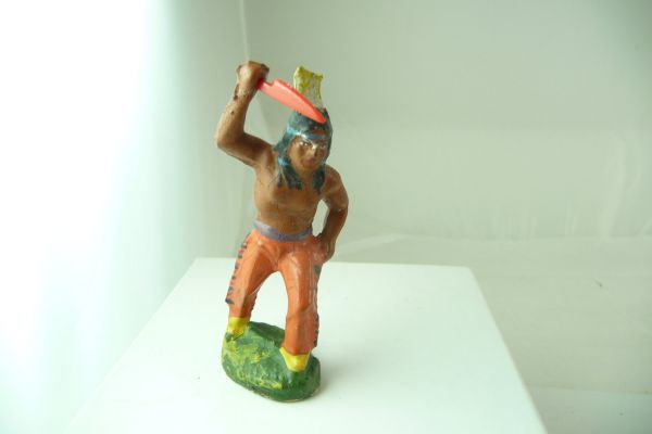 Lisanto Indian with knife - good condition