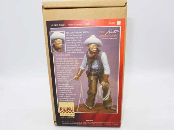 Philippi Miniatures Texas Cowboy, 120 mm resin kit - sealed box