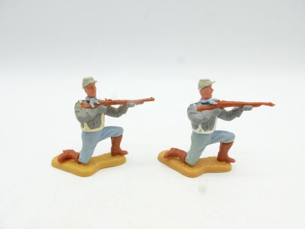 Timpo Toys 2 Southerners kneeling shooting - used