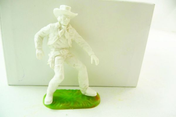 Elastolin 7 cm Blank Figure Cowboy, pulling pistol