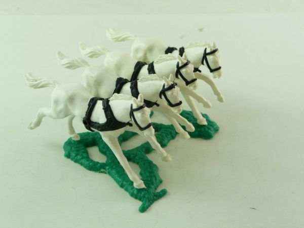Timpo Toys Pferdegespann für Quadriga - schöne Bodenplatte