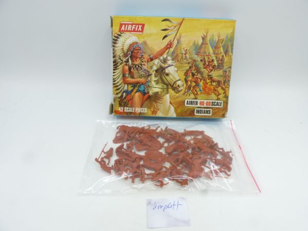 Airfix 1:72 American Indians - orig. packaging, 42 pieces, complete