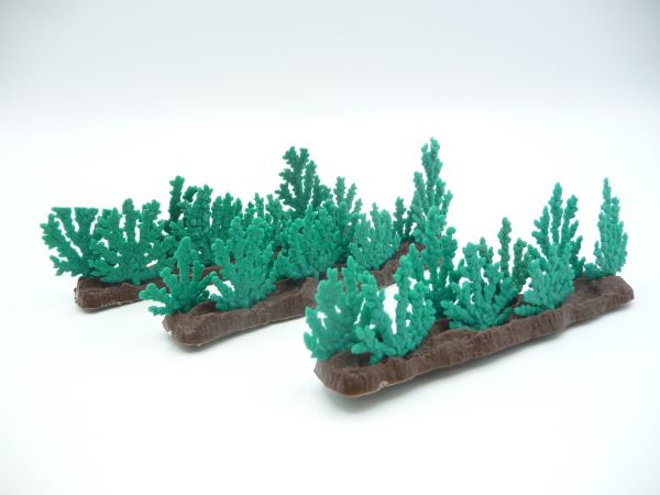 Timpo Toys 3 rows of bushes (dark)