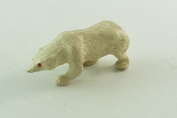 Elastolin Ice bear sneaking (approx. 5 cm length) - very good condition