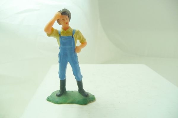 Elastolin Farmer / labourer with hat