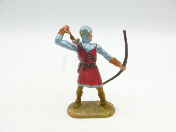 Elastolin 4 cm Norman archer taking arrow, No. 8642