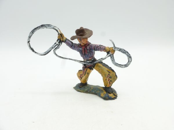 Chromoplast Cowboy mit Lasso - sehr frühe Version