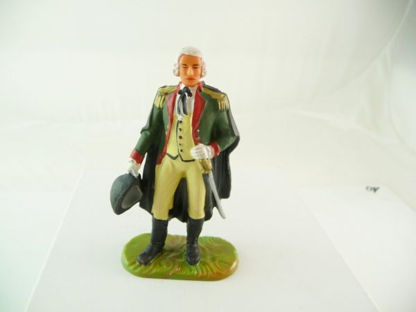 Elastolin 7 cm American Militia - officer standing, No. 9131 - great figure