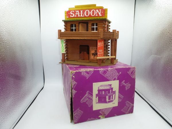 Elastolin Saloon Red Mary - in orig. packaging, house used