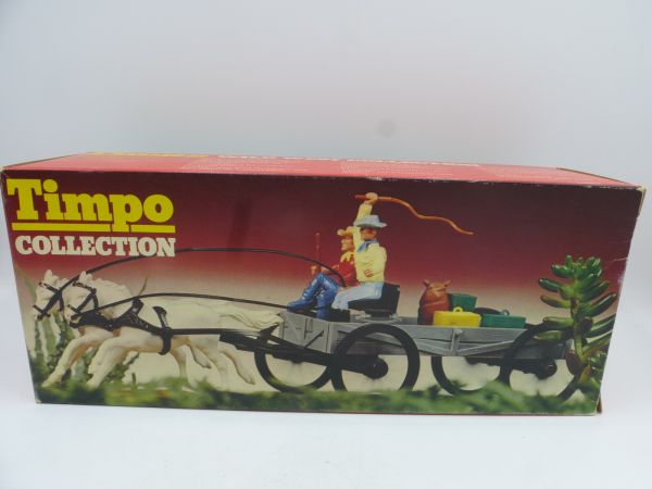 Timpo Toys Flat wagon with Cowboys 3rd version, No. 272 - orig. packaging