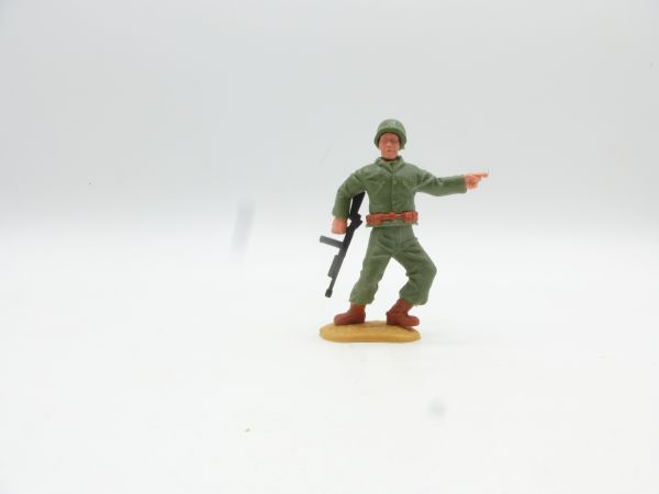 Timpo Toys American standing with MG, pointing