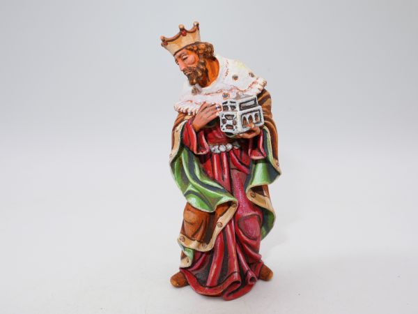 King (white), wooden figure 7 cm series from "The Royal Crib"