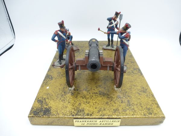 Distler Frankreich Artillerie 12 Pound-Kanone, Diorama