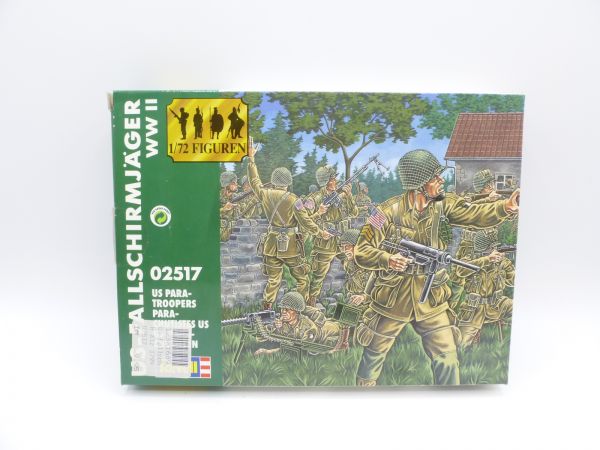 Revell 1:72 US Paratroopers, No. 2517 - orig. packaging, on cast