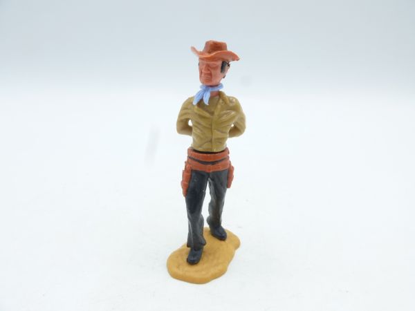 Timpo Toys Cowboy 3. Version, auf dem Rücken gefesselte Hände