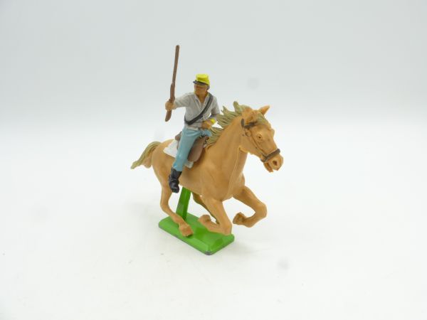 Britains Deetail Southerner riding, holding rifle above