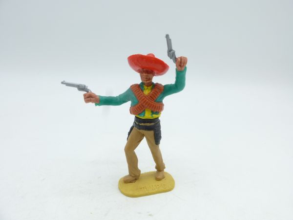Timpo Toys Mexikaner stehend, 2 Pistolen wild schießend