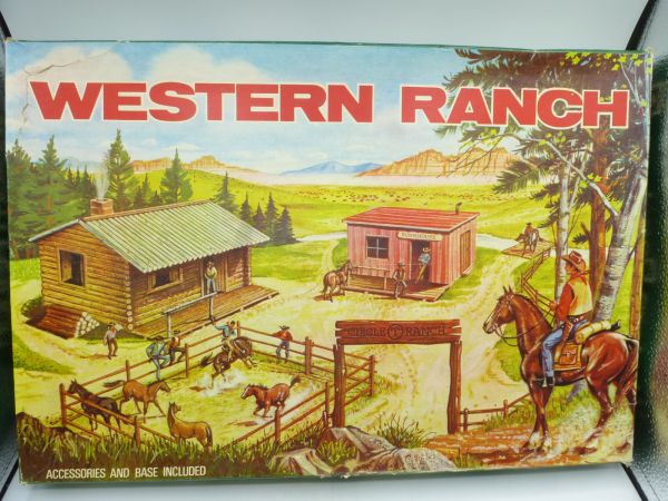 Timpo Toys Rare big pack: Western Ranch Circle T Ranch - orig. packaging