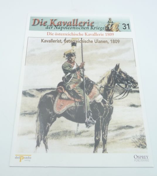 del Prado Bestimmungsheft Nr. 31 Kavallerist, österreichische Ulanen 1809